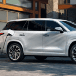 Charging the plug-in hybrid model of the 2026 Lexus TX