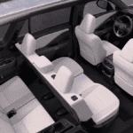 Top-down view of 2026 Lexus TX seating
