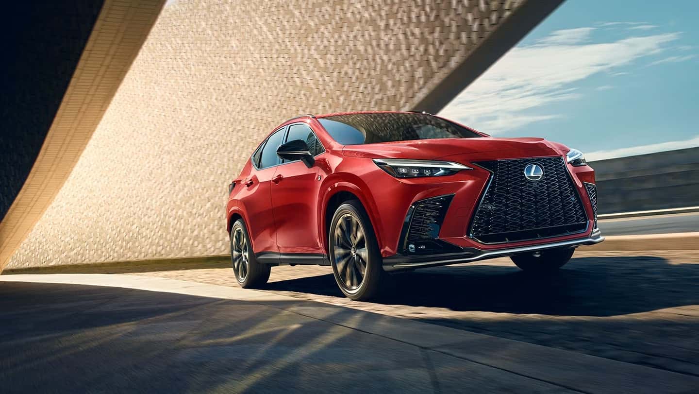 The Lexus NX, one of the best Lexus SUVs for road trips