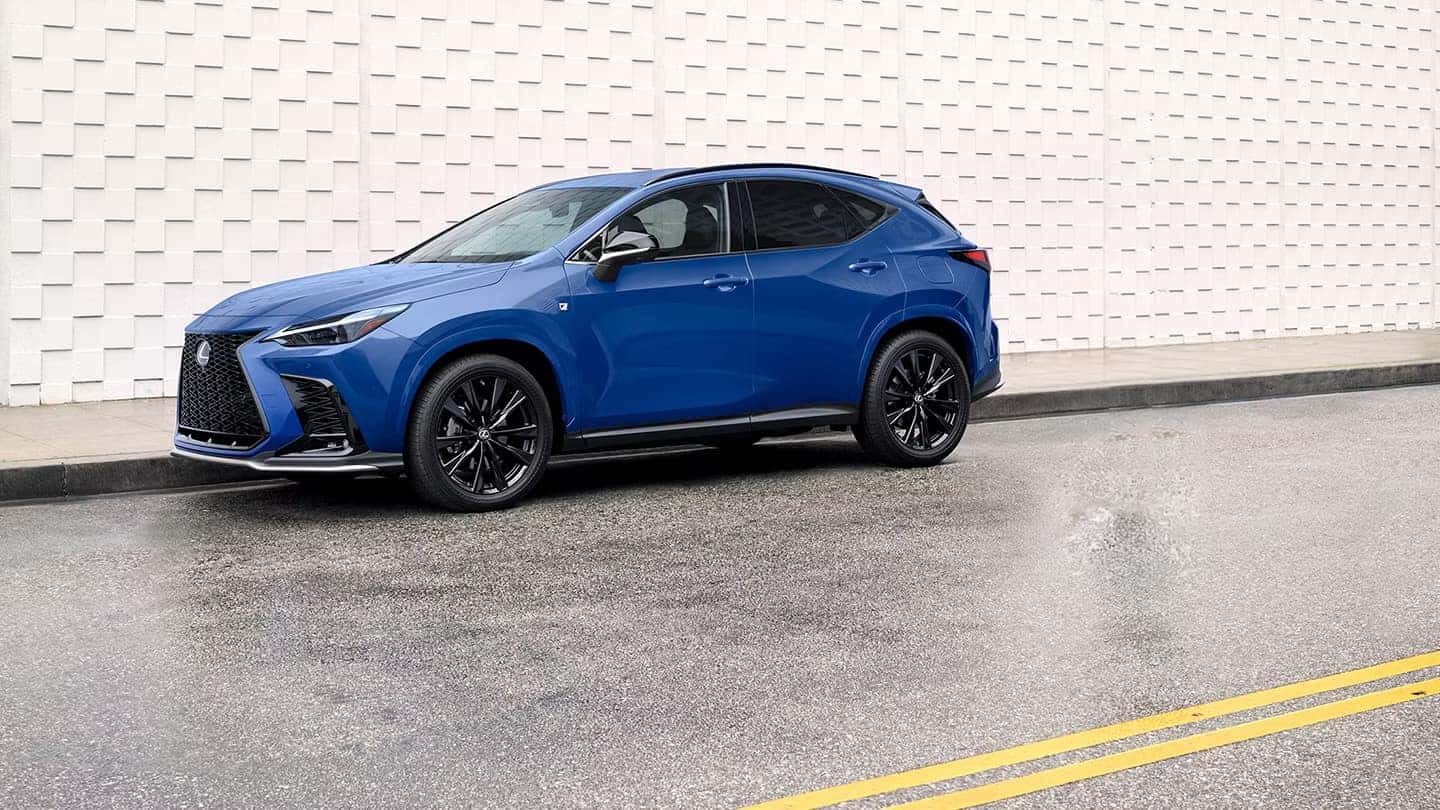 A parked Lexus NX